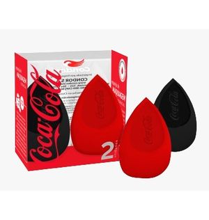 Esponja Condor Maquiagem Coca Cola C/2