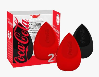 ESPONJA CONDOR MAQUIAGEM COCA COLA C/2