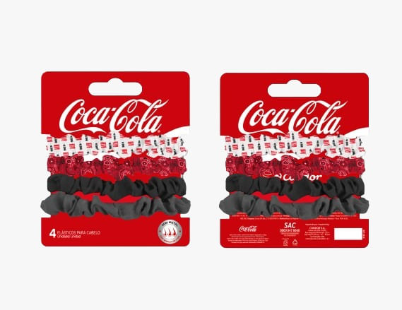 ELASTICO CONDOR PARA CABELO COCA COLA