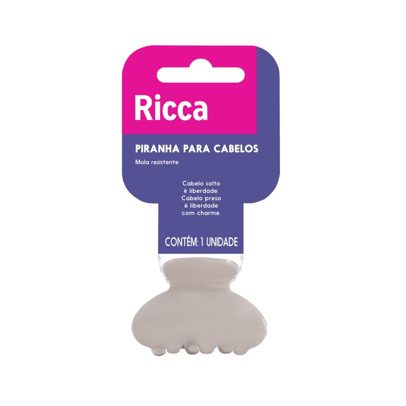 PIRANHA RICCA CLASSIC PEQUENA BEGE