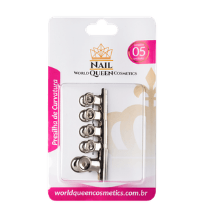 Presilha De Cabelo Nail Queen Curvatura