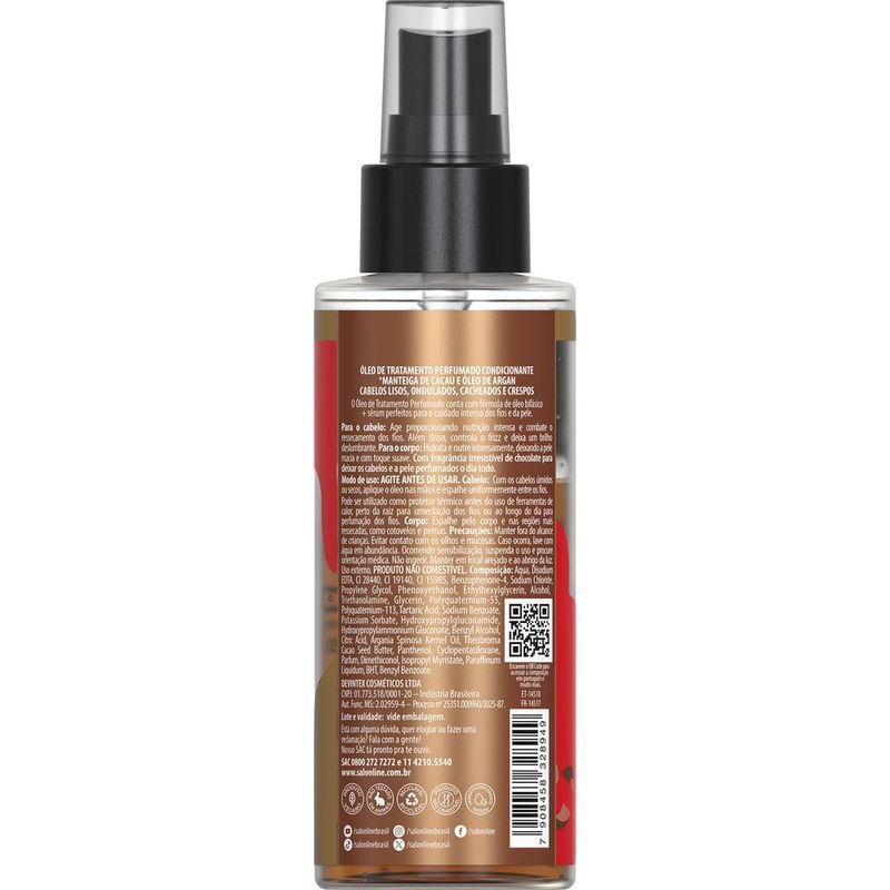 OLEO CAP SALON LINE 120ML MULTY CHOCOLATE