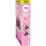 KIT SALON LINE SH+COND 500ML SOS CACH.KIDS HIDR.