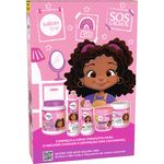 KIT SALON LINE SH+COND 500ML SOS CACH.KIDS HIDR.