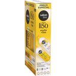 KIT SALON LINE SH+COND 500ML MEU LISO MUITO + LISO