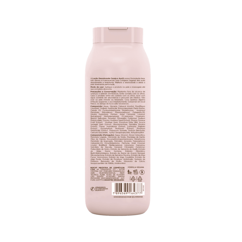 LOCAO CORP HIDRAMAIS 500ML CEREJA E AVELA