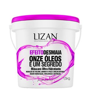Mascara Capilar Lizan 1,5kg Efeito Desmaia