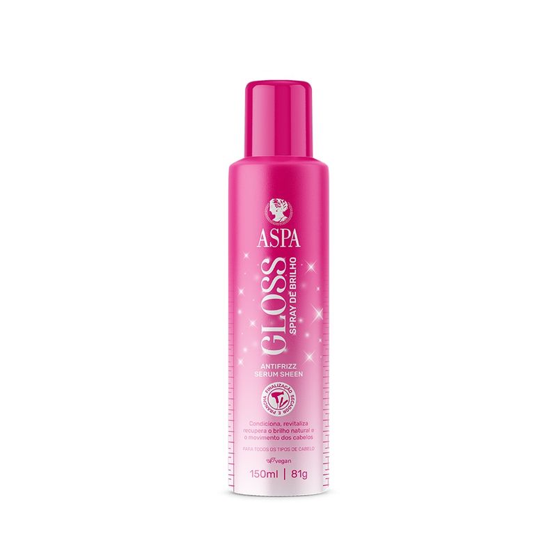 SERUM CAP ASPA 150ML GLOSS ANTIFRIZZ BRILHO