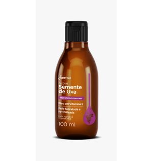 Oleo Corporal Farmax 100ml Semente Uva