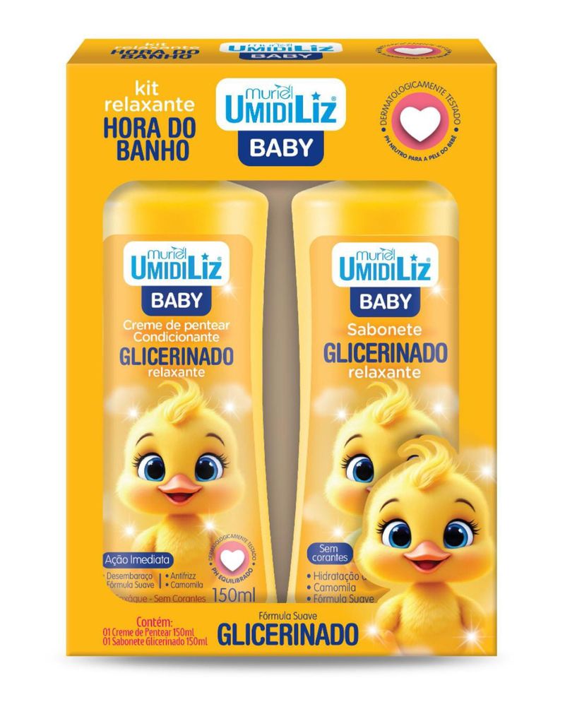 KIT MURIEL CR+SAB 300ML BABY CAMOMILA