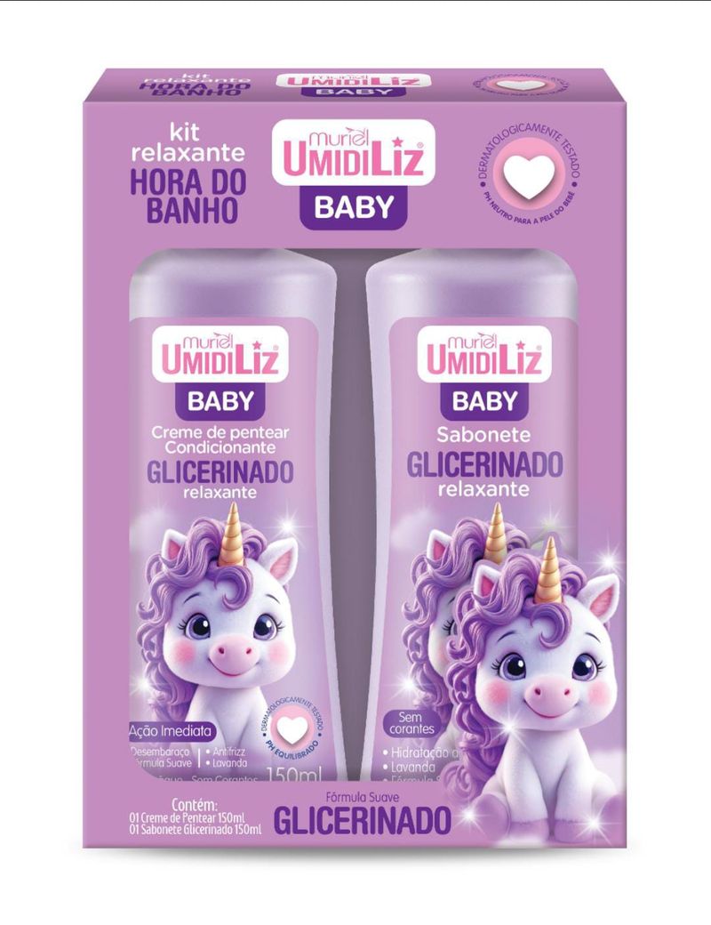 KIT MURIEL CR+SAB 300ML BABY LAVANDA