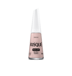 Esmalte Risqué Cremoso Nova Cor Nudeu Tempo