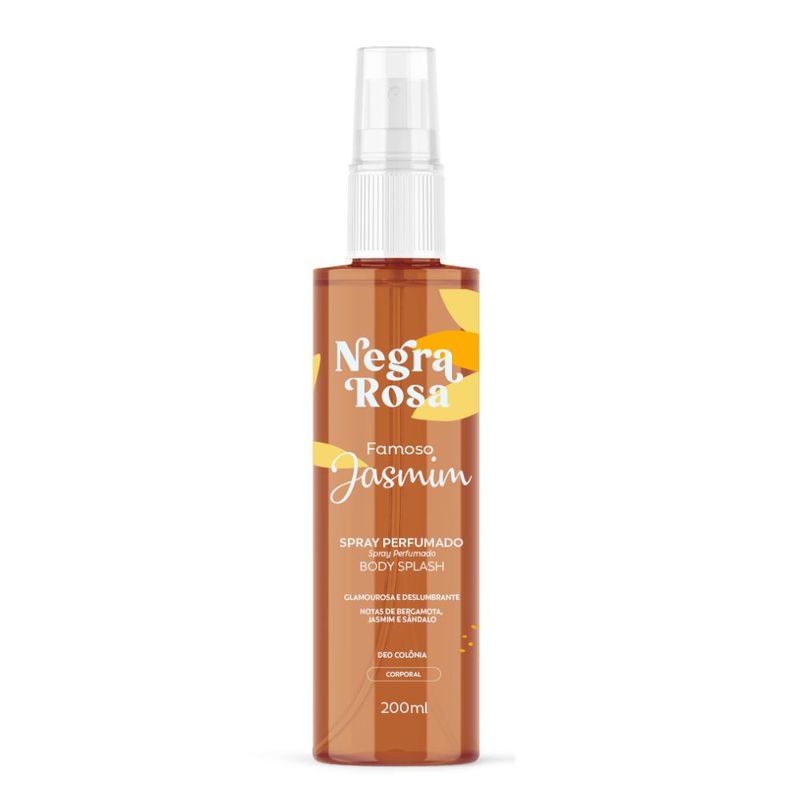 BODY SPLAS NEGRA ROSA 200ML FAMOSO JASMIM