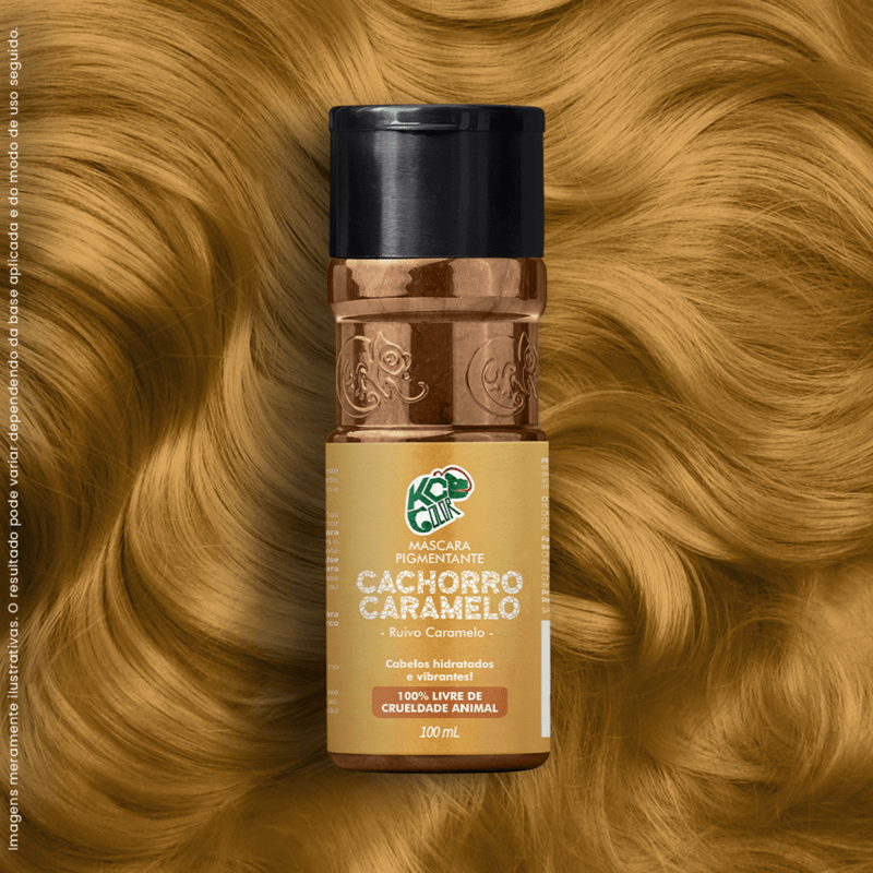 MASC CAP KAMALEAO 100ML CACHORRO CARAMELO