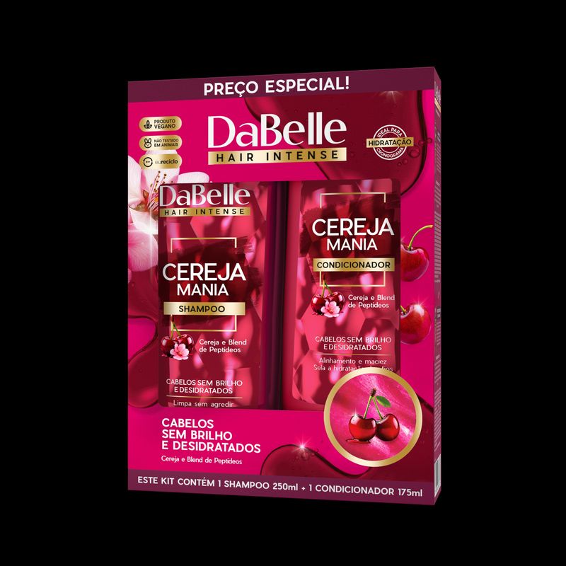 KIT DABELLE SH+COND 425ML MANIA DE CEREJA