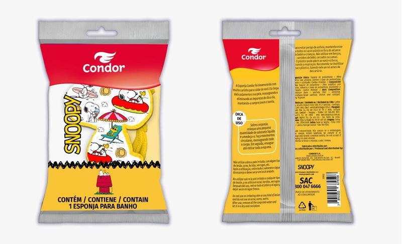 ESPONJA CONDOR SNOOPY