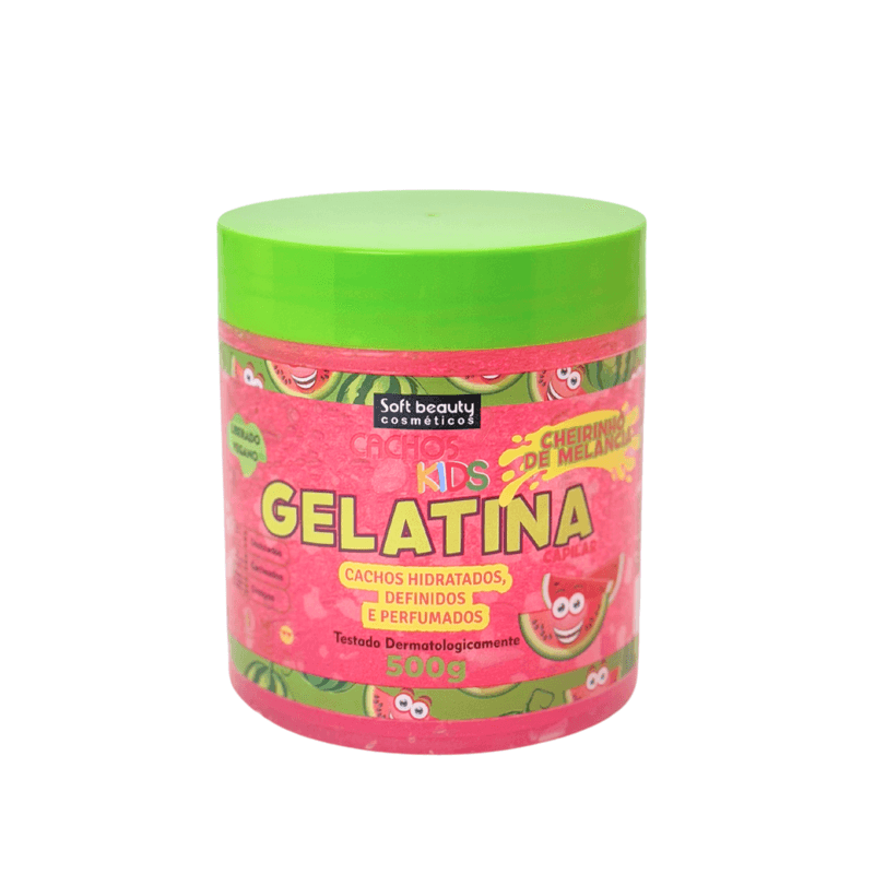 GELATINA SOFT BEAUT 500G KIDS MELANCIA
