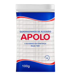 Algodao Apolo 100g Quadradinhos