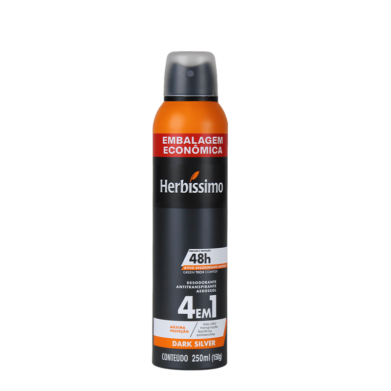 DES AERO HERBISSIMO 250ML DARK SILVER