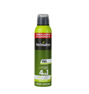 Desodorante Aerosol Herbissimo 250ml Green Leaf