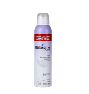 Desodorante Aerosol Herbissimo 250ml Care Lavanda
