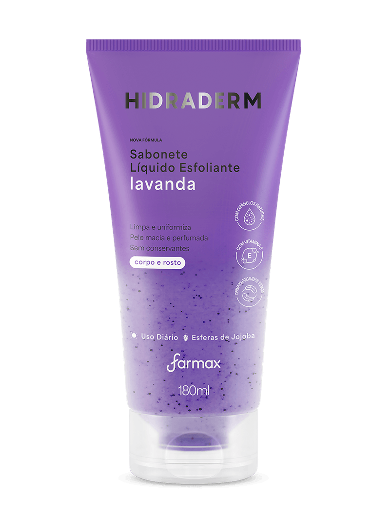 SAB LIQ HIDRADERM ESFOLIANTE 180ML LAVANDA