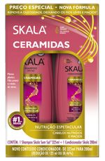 KIT SKALA SH+COND 525ML CERAMIDAS