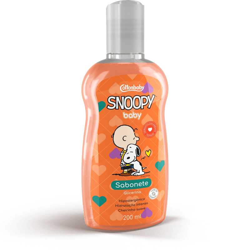 SAB LIQ COTTONBABY 200ML SNOOPY BABY GLICERINA