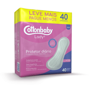Protetor Diario Cottonbaby Lady Sem Abas C/40