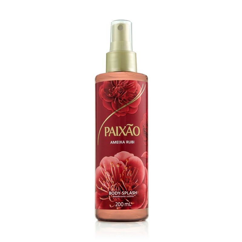BODY SPLAS PAIXAO 200ML AMEIXA RUBI