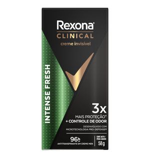 Desodorante Creme Rexona 58g Clinical Men Fresh
