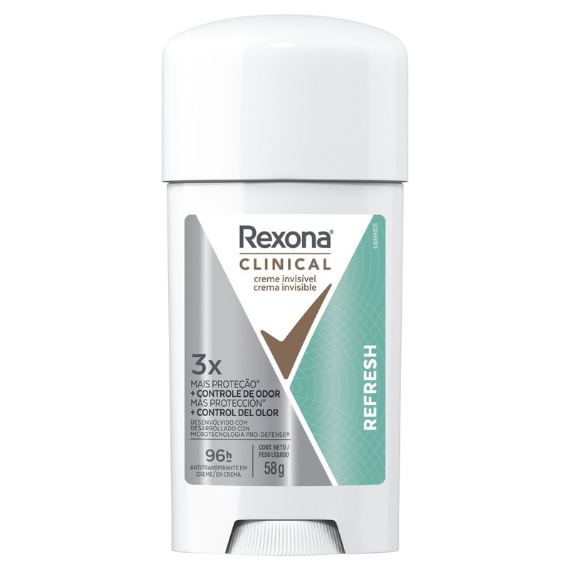 DES CREME REXONA 58G CLINICAL REFRESH