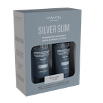 KIT LOWELL SH+COND 440ML SILVER SLIM MATIZADOR