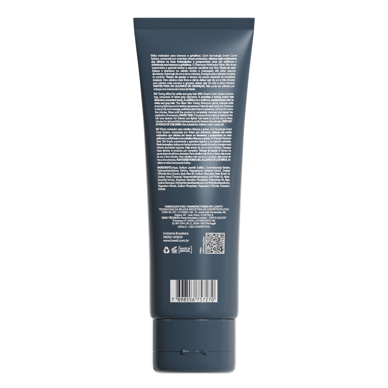 SH LOWELL 240ML SILVER SLIM MATIZADOR