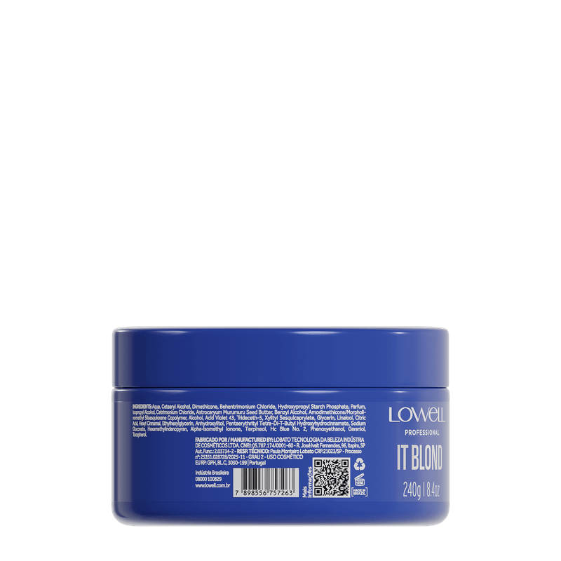 MASC CAP LOWELL 240G IT BLOND MATIZADORA