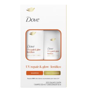 Kit Dove Sh+cond 500ml Uv Repair