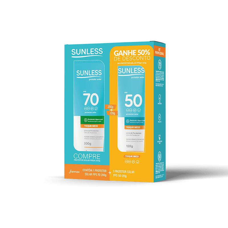 KIT SUNLESS PROT SOLAR 320G FPS50+FPS70