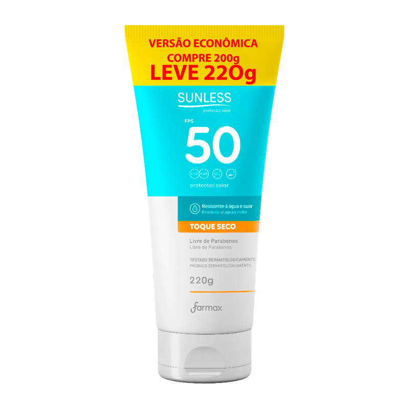 PROT SOLAR SUNLESS 220G FPS50
