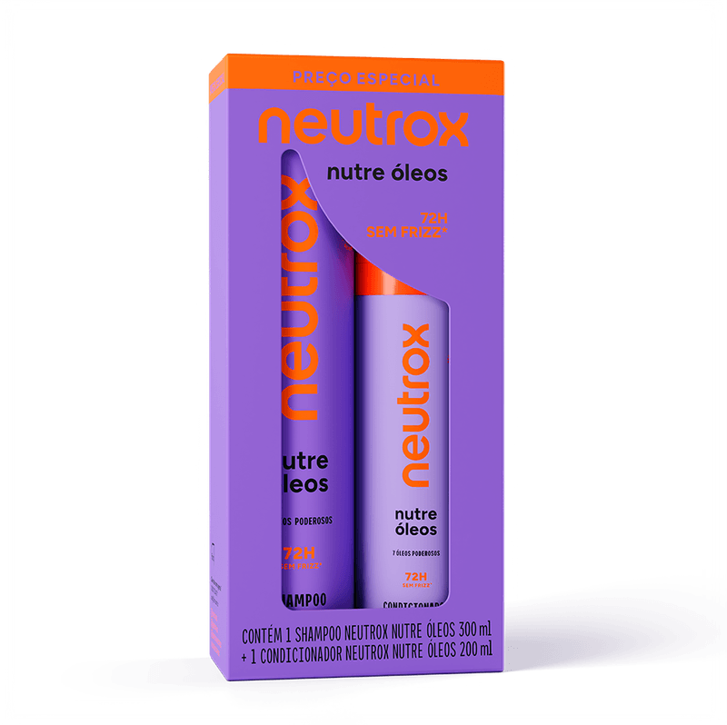 KIT NEUTROX SH+COND 500ML NUTRE OLEOS