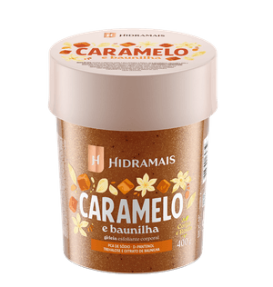 Esfoliante Corporal Hidramais 400g Geleia Caramelo E Baunil