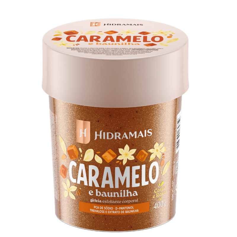 ESFOL CORP HIDRAMAIS 400G GELEIA CARAMELO E BAUNIL