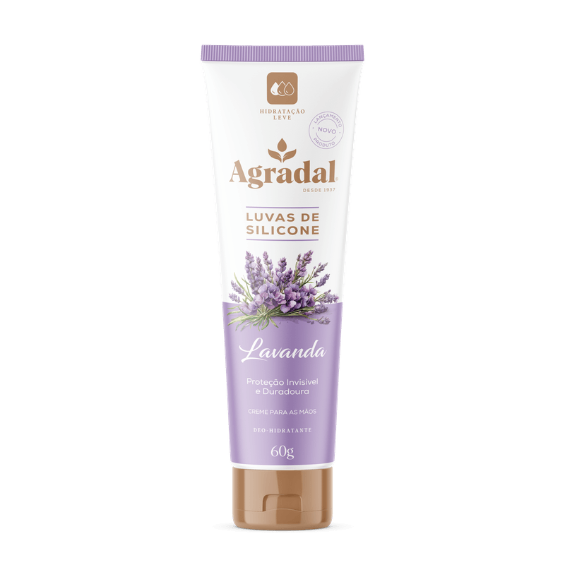 CR MAOS AGRADAL 60G LUVAS DE SILICONE LAVANDA