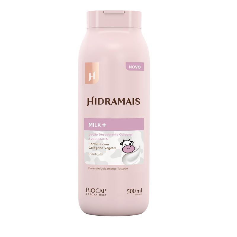 LOCAO CORP HIDRAMAIS 500ML MILK+