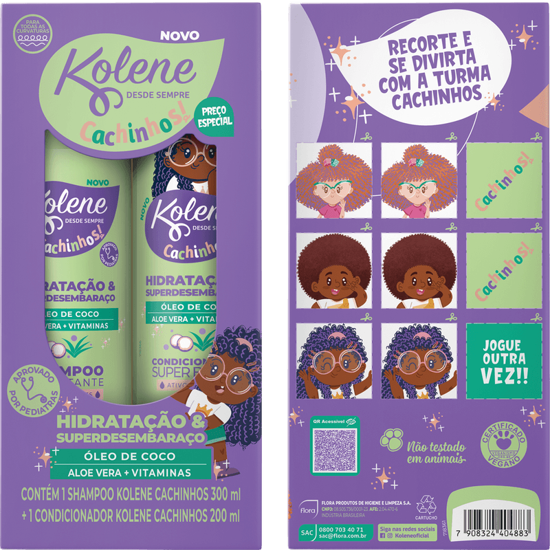 KIT KOLENE SH+COND 500ML CACHINHOS
