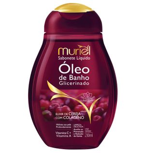 Sabonete Liquido Muriel 230ml Oleo Banho Cereja