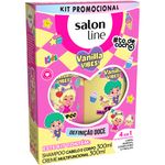 KIT SALON LINE SH+CREME 600ML MULTY VANILLA VIBES