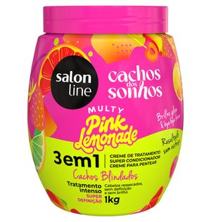 Creme de Tratamento Salon Line Multy 3 em 1 Pink Lemonade 1kg