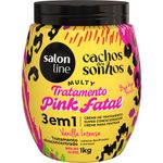CR TRAT SALON LINE 1KG MULTY PINK FATAL 3 EM 1