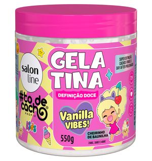 Gelatina Salon Line #ToDeCacho Kids Vanilla Vibes! 550g