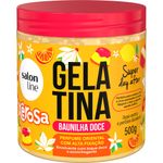 GELATINA SALON LINE 500G XEROSA BAUNILHA DOCE
